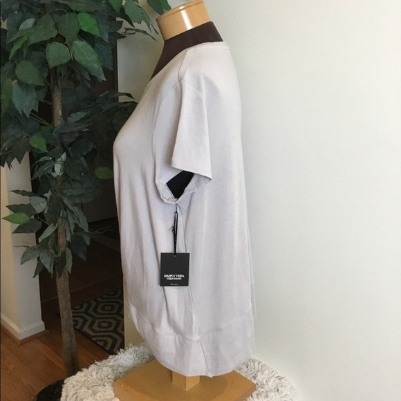 Simply Vera Wang petite XL drape front tee - Picture 13 of 16